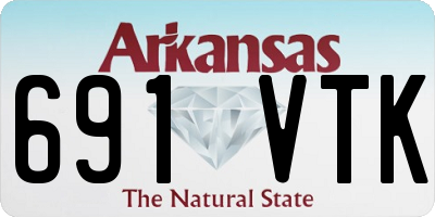 AR license plate 691VTK