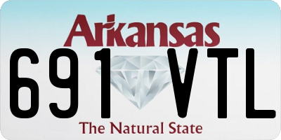 AR license plate 691VTL