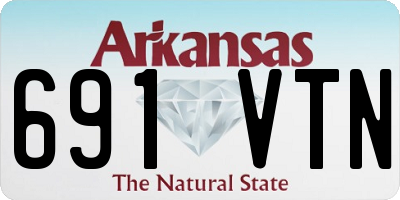 AR license plate 691VTN