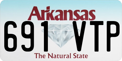 AR license plate 691VTP