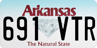 AR license plate 691VTR