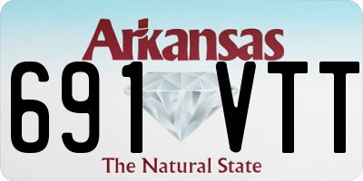 AR license plate 691VTT
