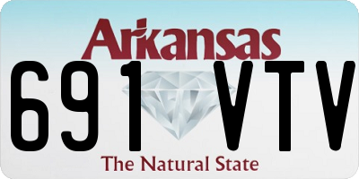 AR license plate 691VTV