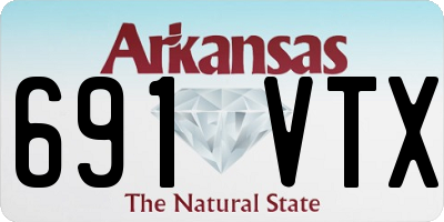 AR license plate 691VTX