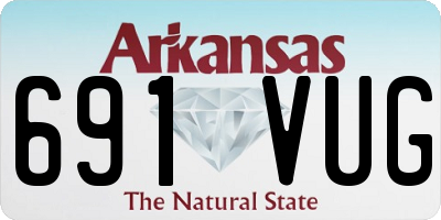 AR license plate 691VUG