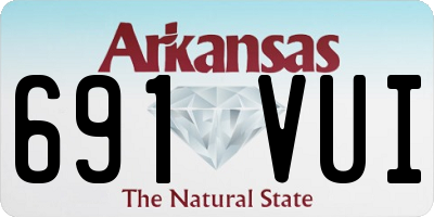 AR license plate 691VUI
