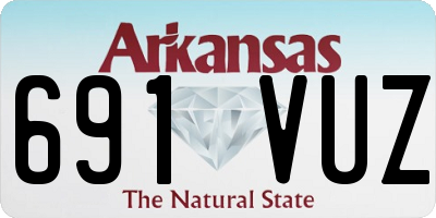 AR license plate 691VUZ