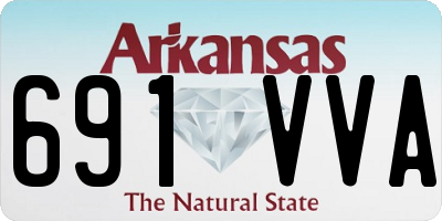 AR license plate 691VVA