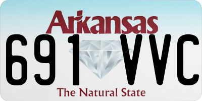 AR license plate 691VVC