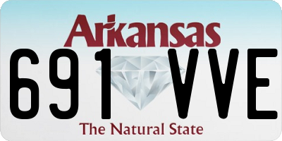 AR license plate 691VVE