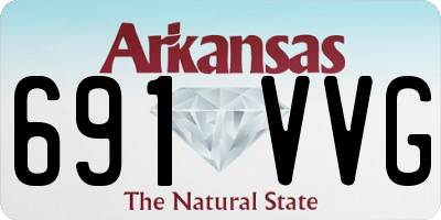 AR license plate 691VVG