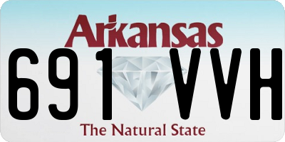 AR license plate 691VVH