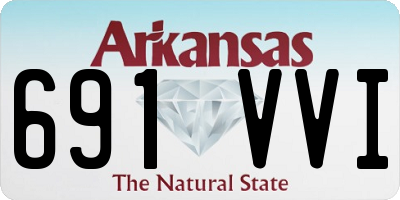 AR license plate 691VVI