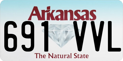 AR license plate 691VVL
