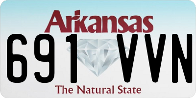 AR license plate 691VVN