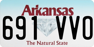 AR license plate 691VVO