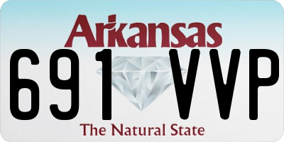 AR license plate 691VVP