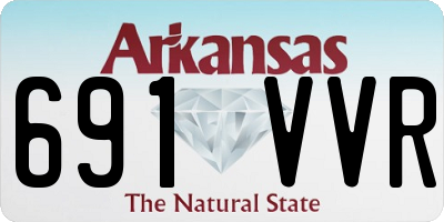 AR license plate 691VVR