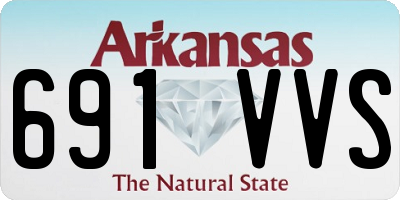 AR license plate 691VVS
