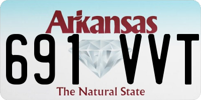 AR license plate 691VVT