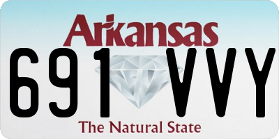 AR license plate 691VVY