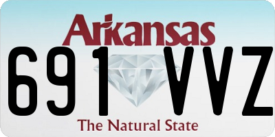 AR license plate 691VVZ