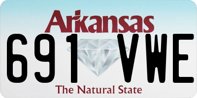 AR license plate 691VWE