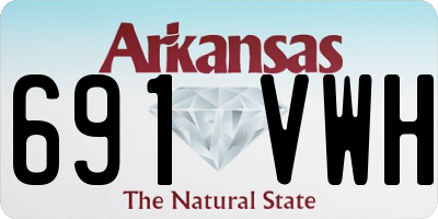 AR license plate 691VWH