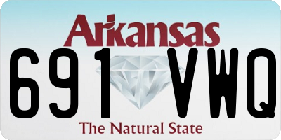 AR license plate 691VWQ