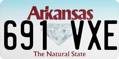 AR license plate 691VXE