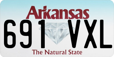 AR license plate 691VXL