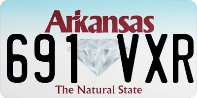 AR license plate 691VXR