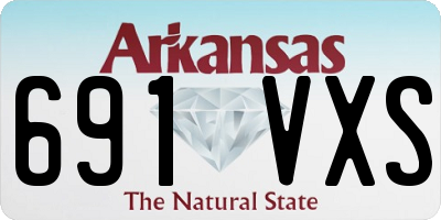 AR license plate 691VXS