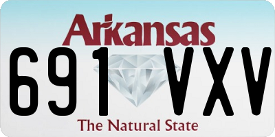 AR license plate 691VXV