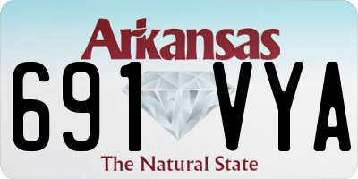 AR license plate 691VYA
