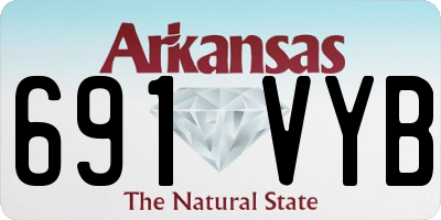AR license plate 691VYB