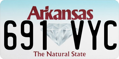AR license plate 691VYC
