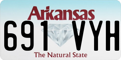 AR license plate 691VYH