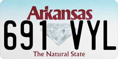 AR license plate 691VYL