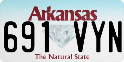 AR license plate 691VYN