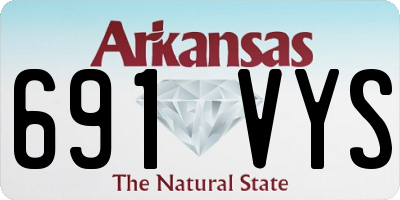 AR license plate 691VYS