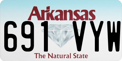 AR license plate 691VYW