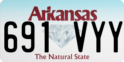 AR license plate 691VYY
