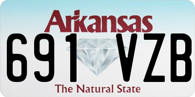 AR license plate 691VZB