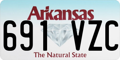 AR license plate 691VZC