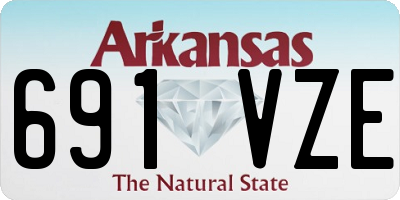 AR license plate 691VZE