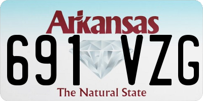 AR license plate 691VZG