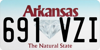 AR license plate 691VZI