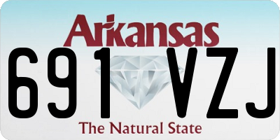 AR license plate 691VZJ