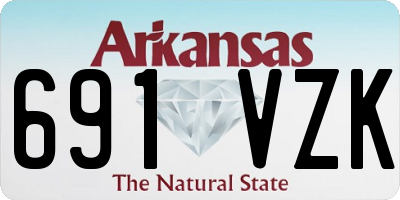 AR license plate 691VZK